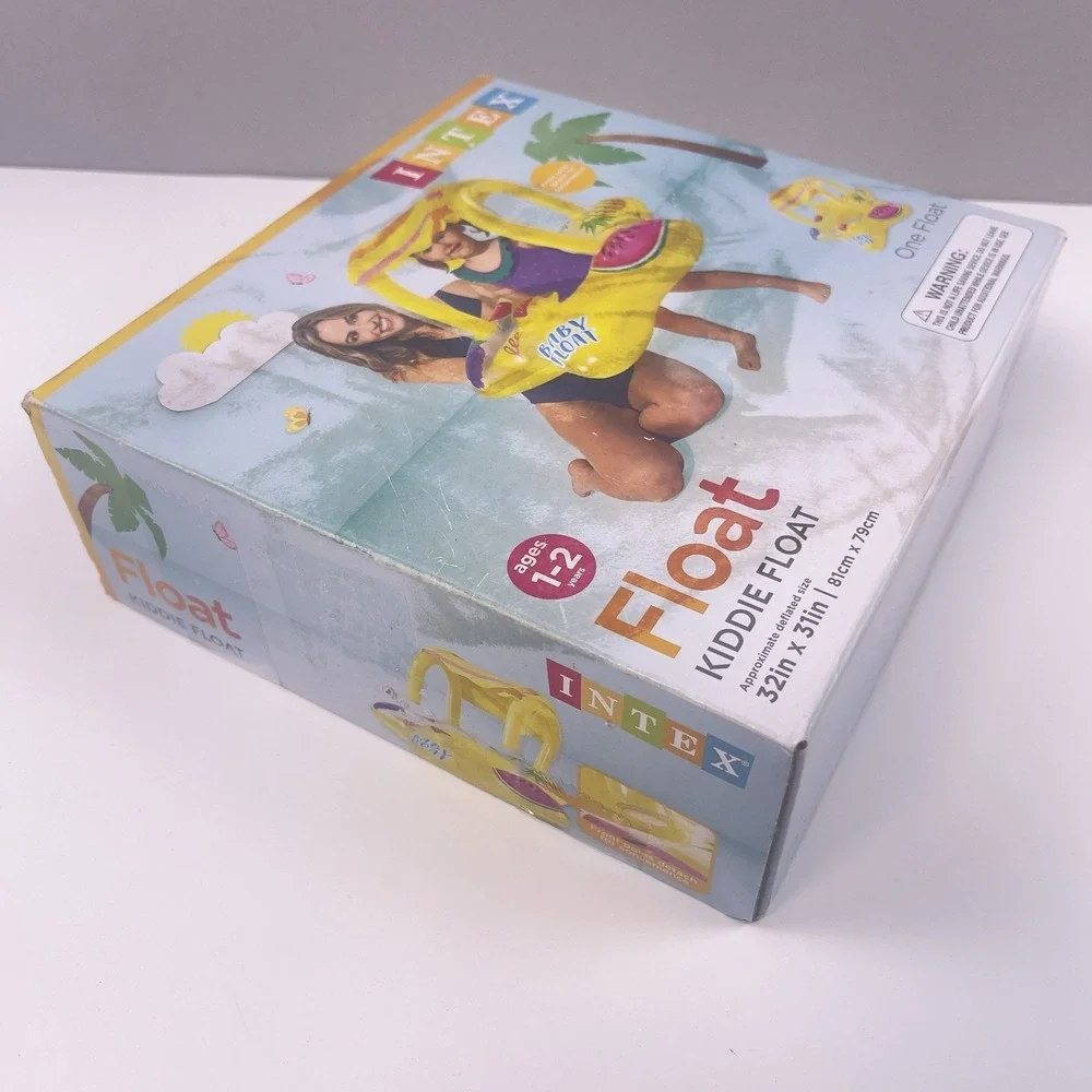 Intex Kiddie Float 1-2 years Baby Pool Float w/ Detachable Sunshade 32